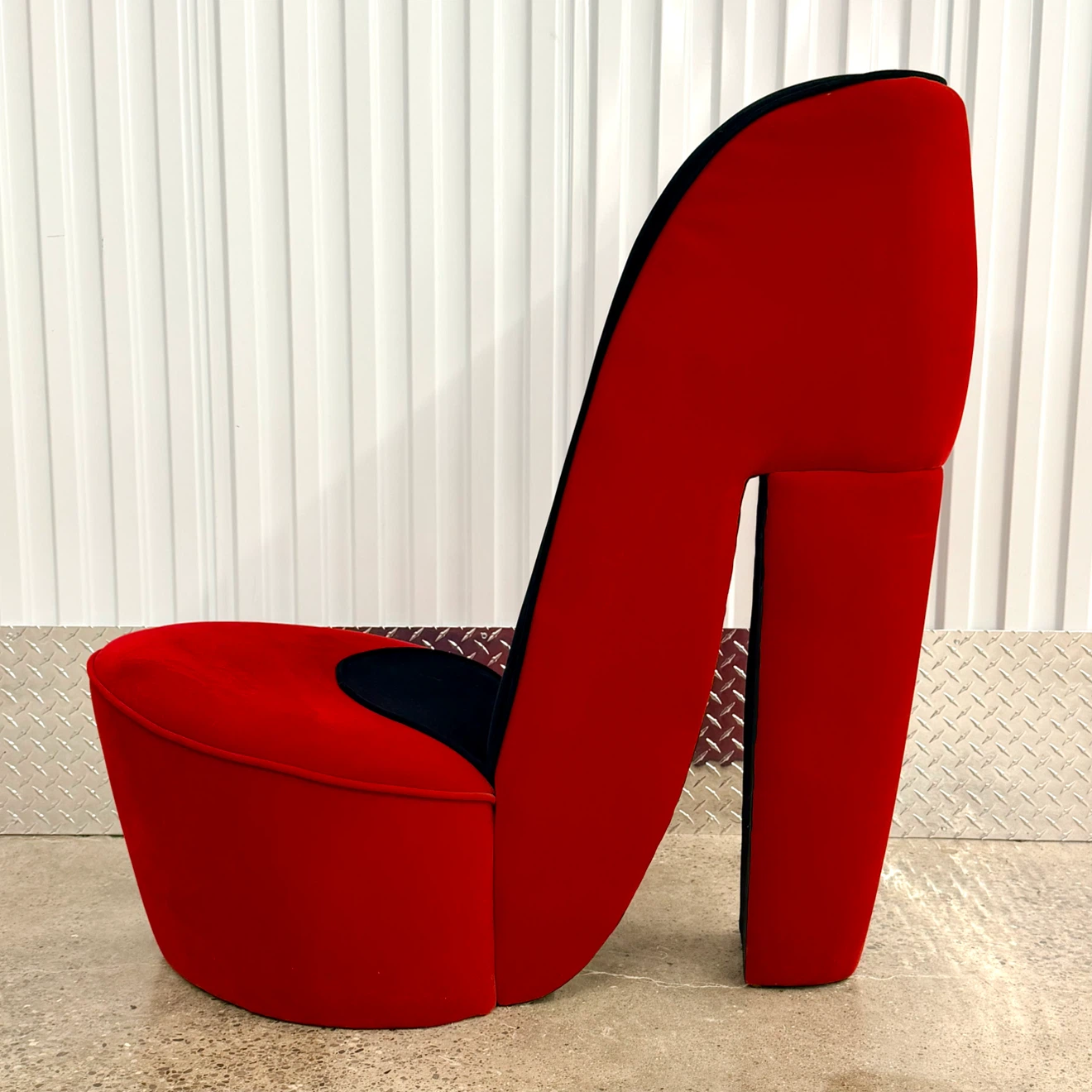 Velvet High Heel Chair - photo 4