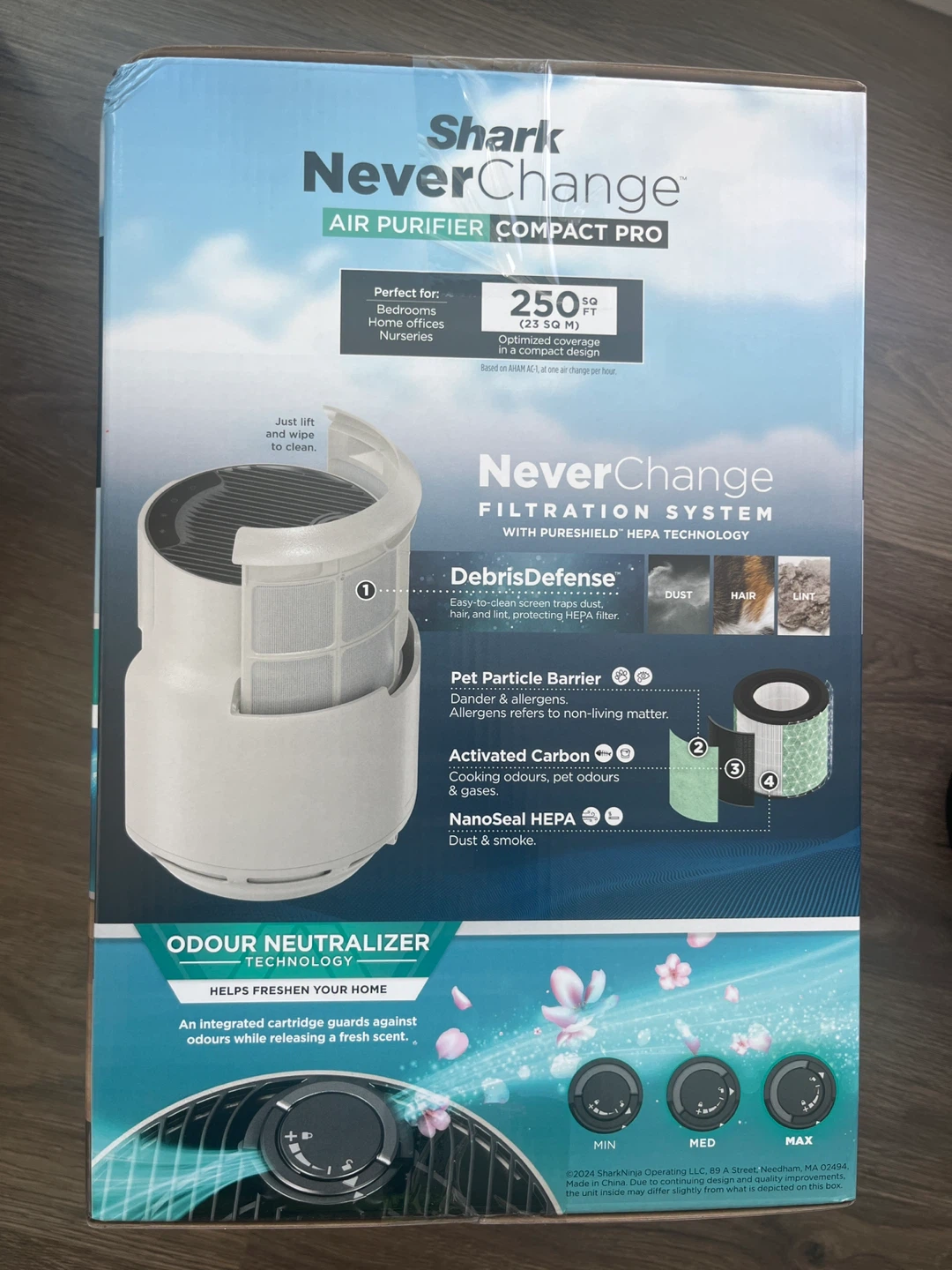 Brand New with box- Shark NeverChange Air Purifier Compact Pro - photo 3