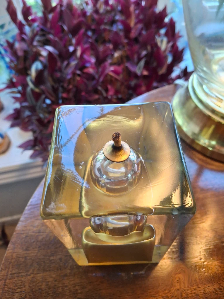 Unique square oil lamp - photo 2
