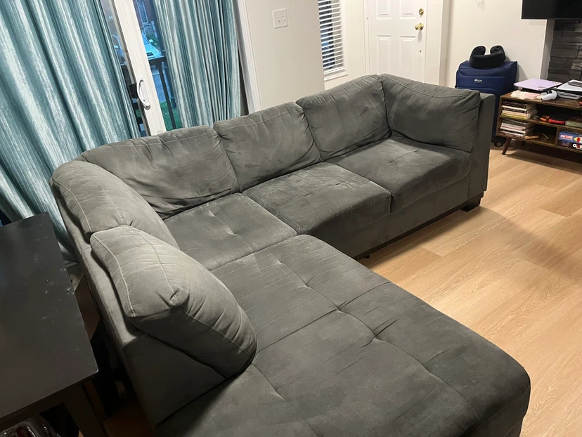 Grey Sectional Sofa - photo 2
