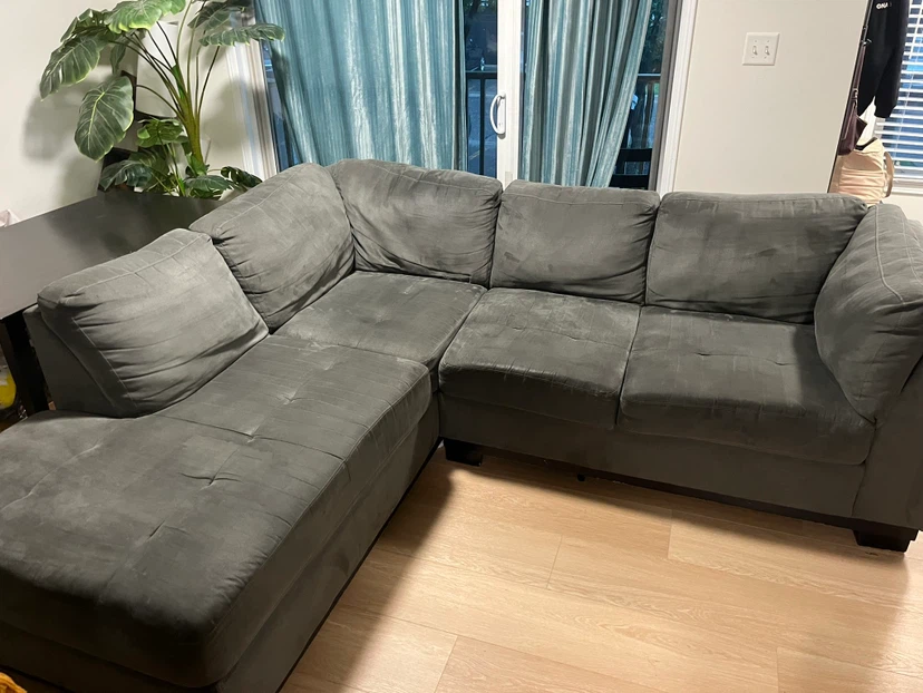 Grey Sectional Sofa - photo 3