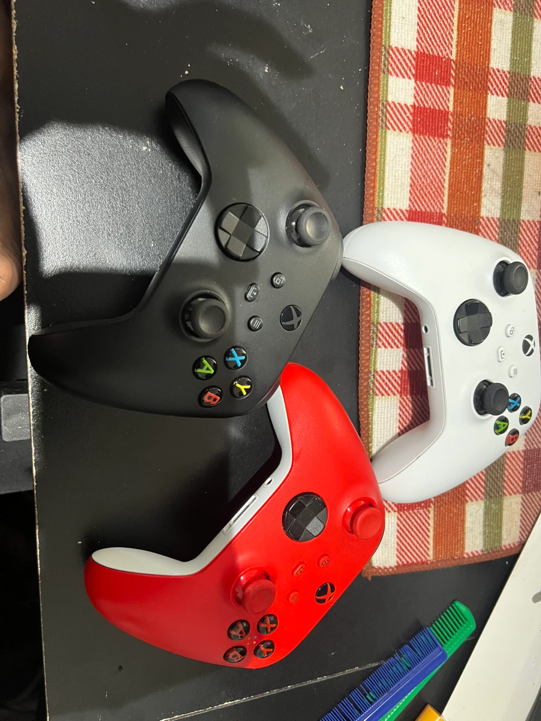 Three Xbox Wireless Controllers