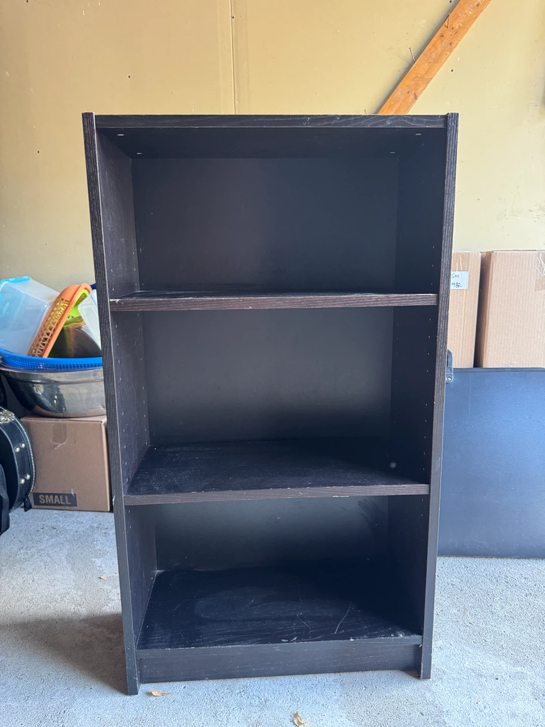 Black 3-Tier IKEA Wooden Bookshelf