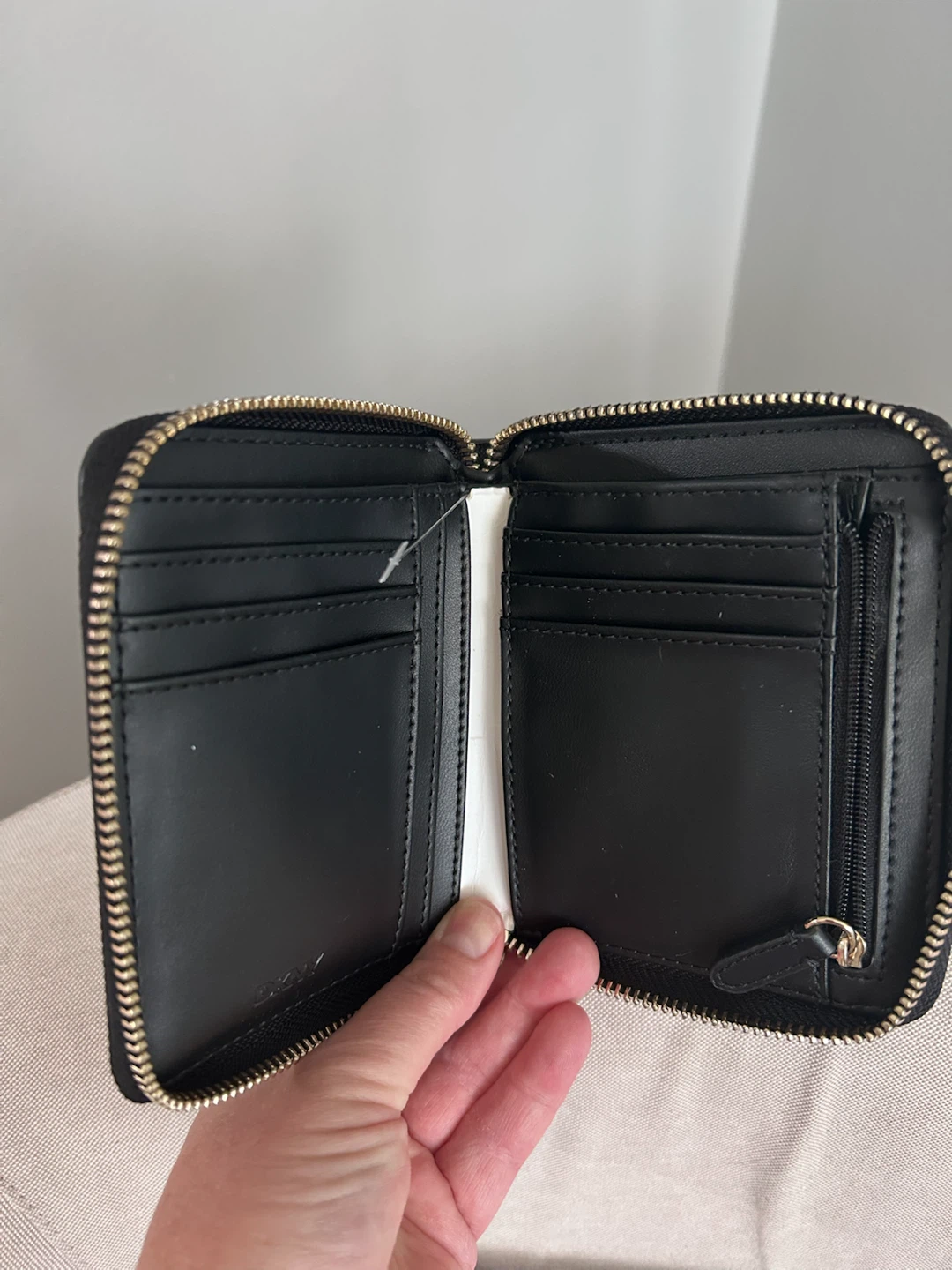DKNY Black Zip Around Wallet - photo 2