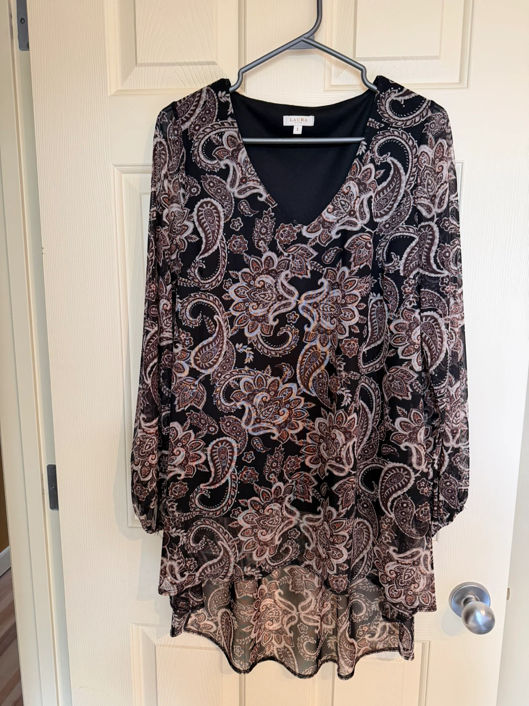 Laura Plus Paisley Print Tunic