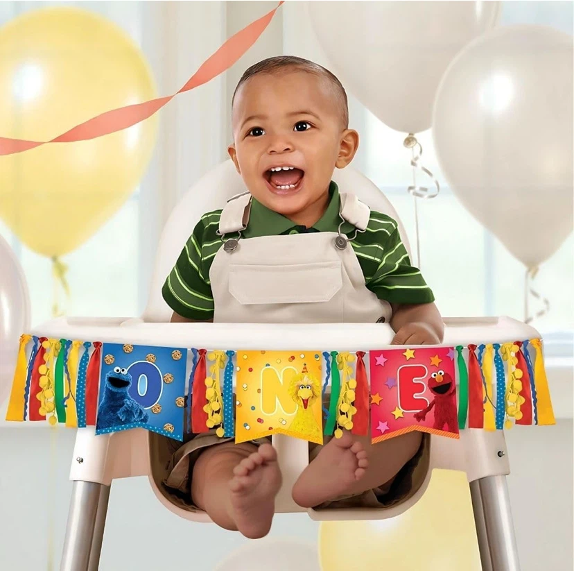 Sesame Street One High Chair Banner - photo 2