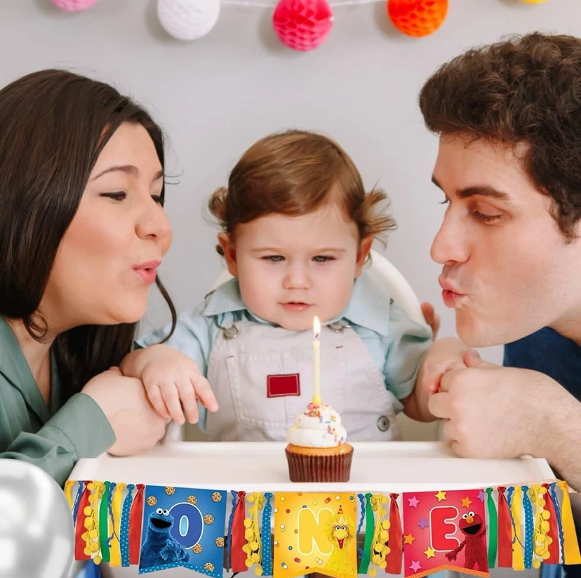 Sesame Street One High Chair Banner - photo 3