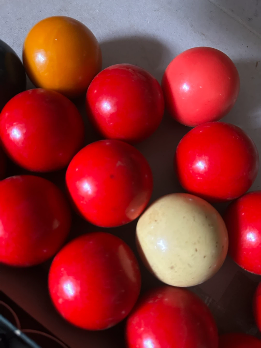 Vintage Aramith Belgium Snooker Balls Set (Partial) - photo 5