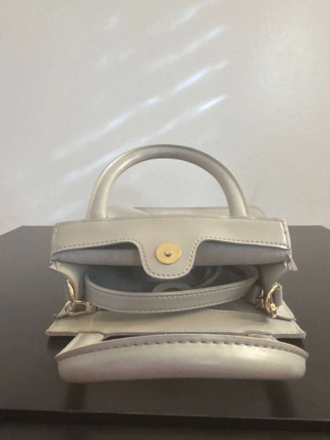 Light Grey Mini Bow Handbag - photo 2