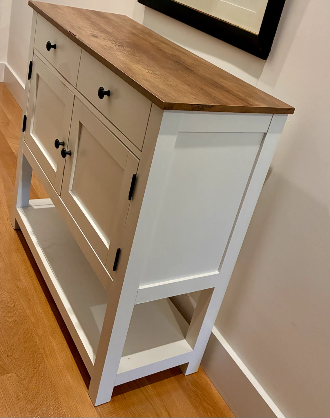 Kitchen Console Table with Storage
