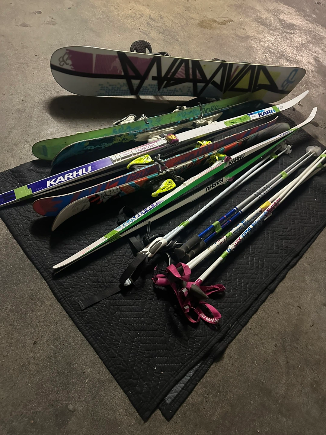 Assorted Winter Sports Gear Bundle
