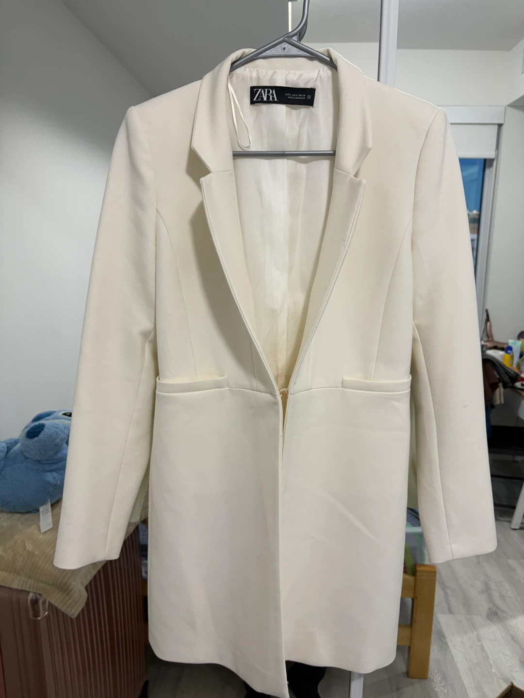 Zara White Blazer - Size S