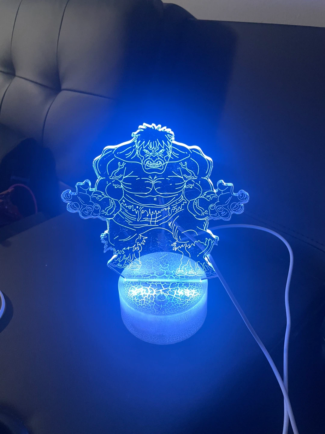 Marvel Superhero LED Lamp with 3 Acrylic Plates