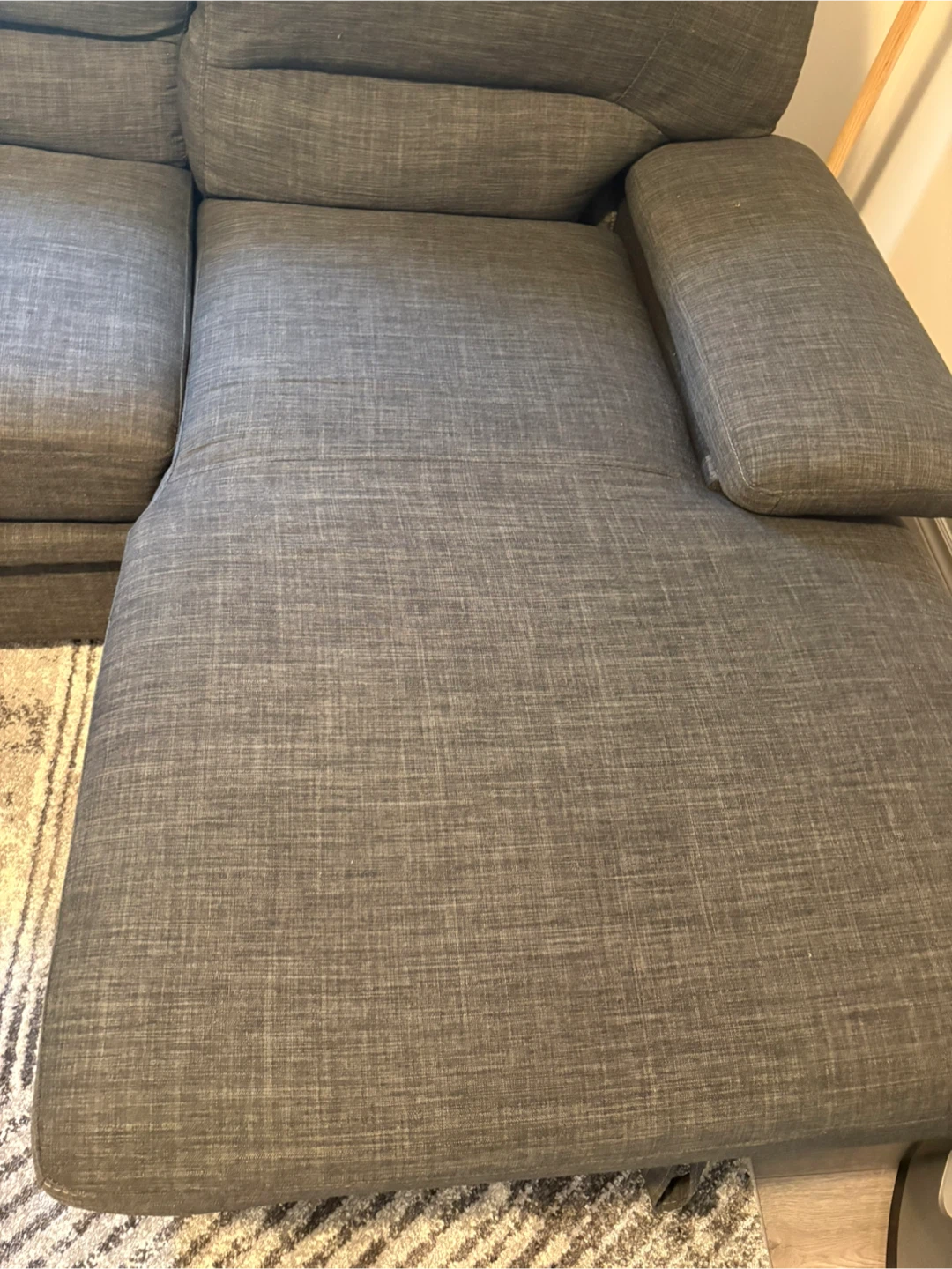 Dark Grey Sectional Sofa Bed - photo 3