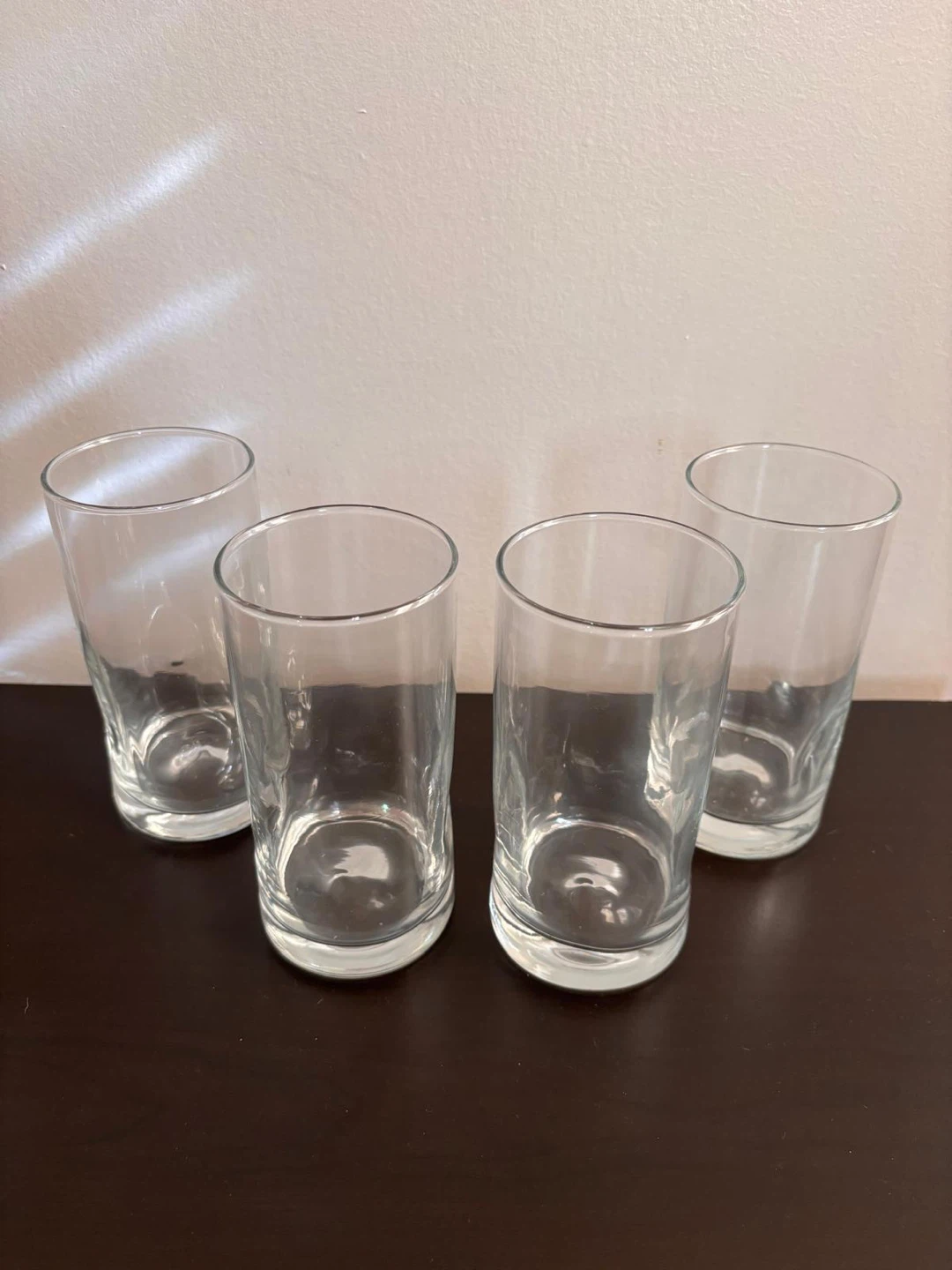 Set of 4 Clear Drinking Glasses - photo 4