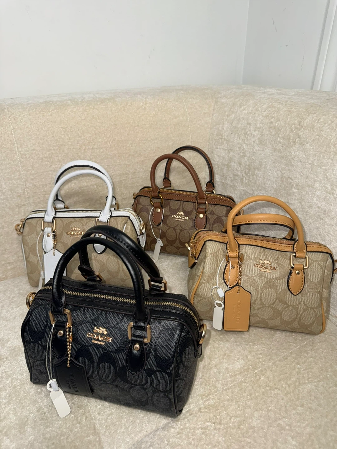 Assorted Coach Handbags . Satchels, Tote, Shoulder bags