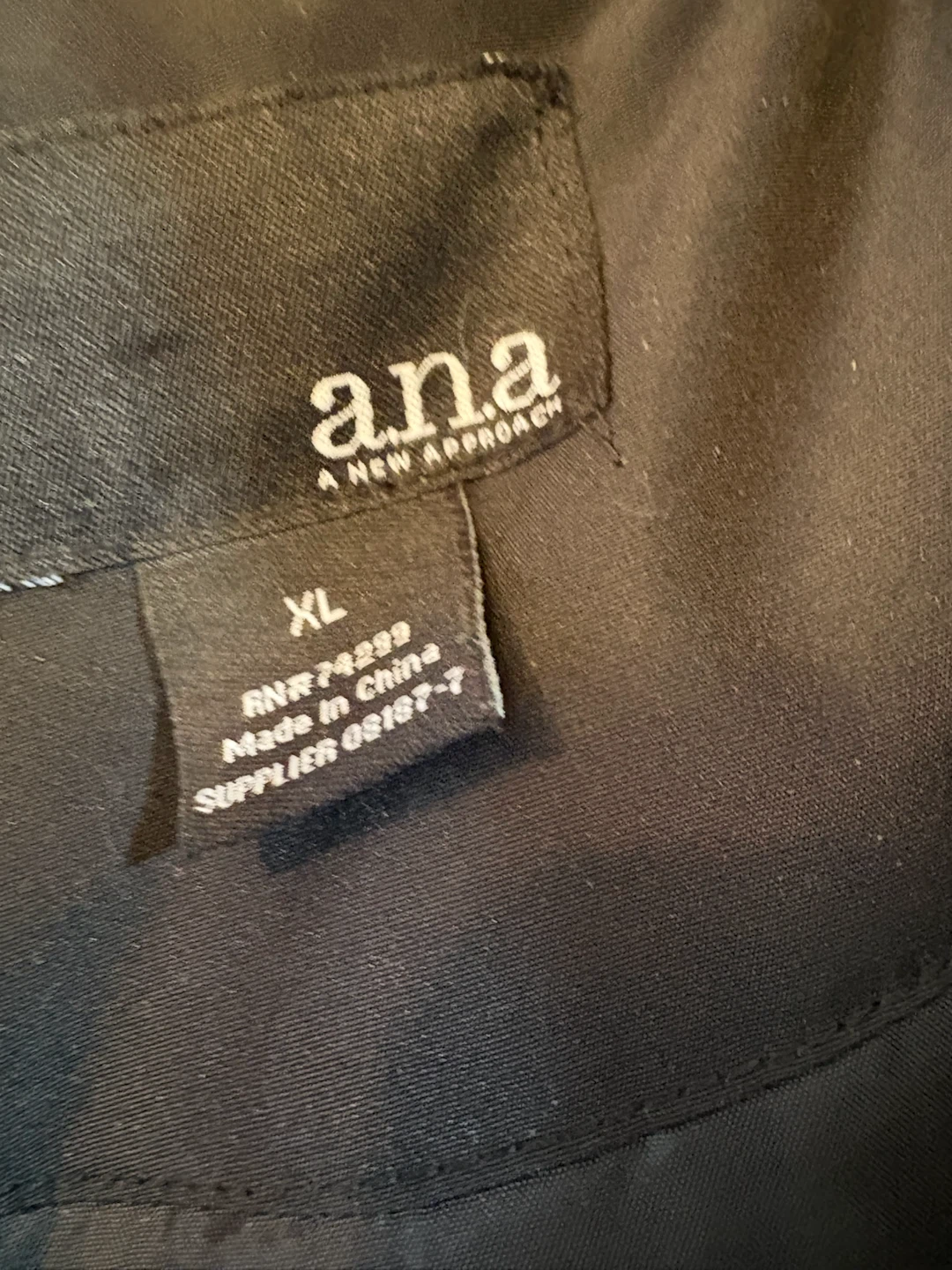 a.n.a Black Faux Fur Hooded Winter Parka XL - photo 3