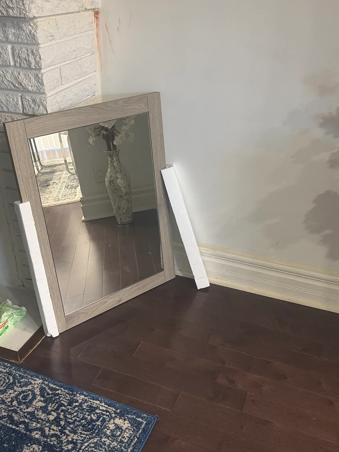 Wood Grain Framed Mirror - photo 3