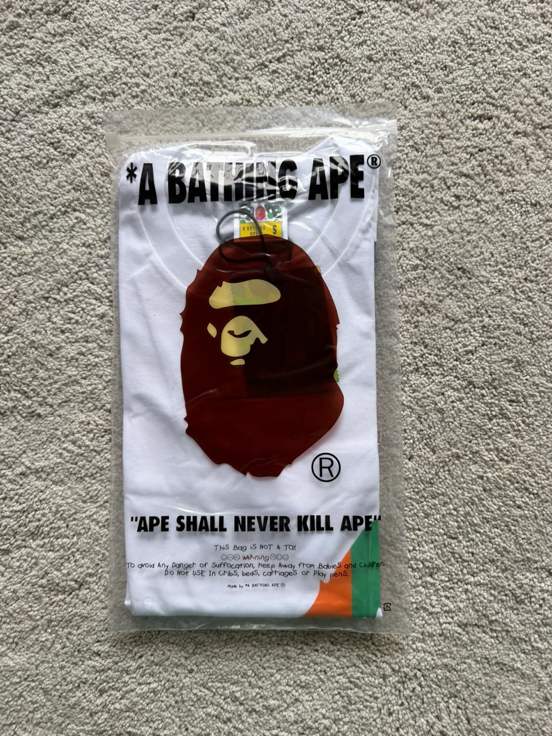 A Bathing Ape T-Shirt White Small
