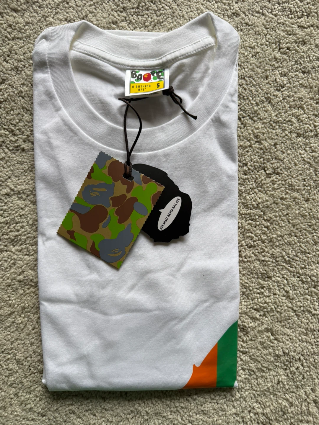 A Bathing Ape T-Shirt White Small - photo 3
