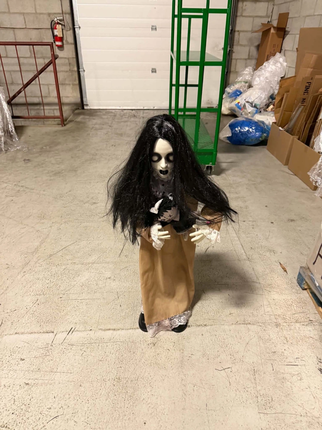 Animated Haunted Doll Halloween Prop - photo 2