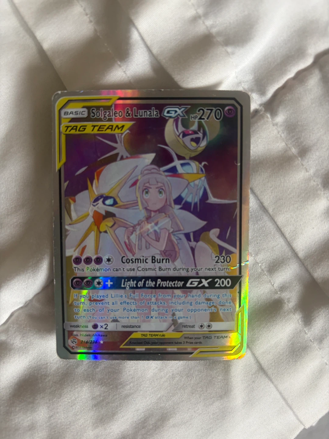 Solgaleo & Lunala GX Tag Team Pokemon Card