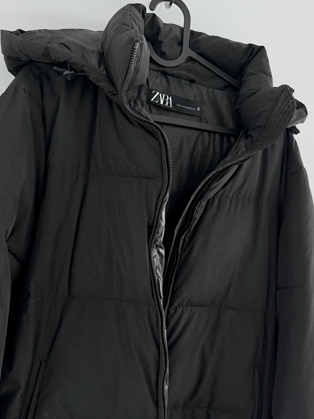 Zara Black Puffer Jacket