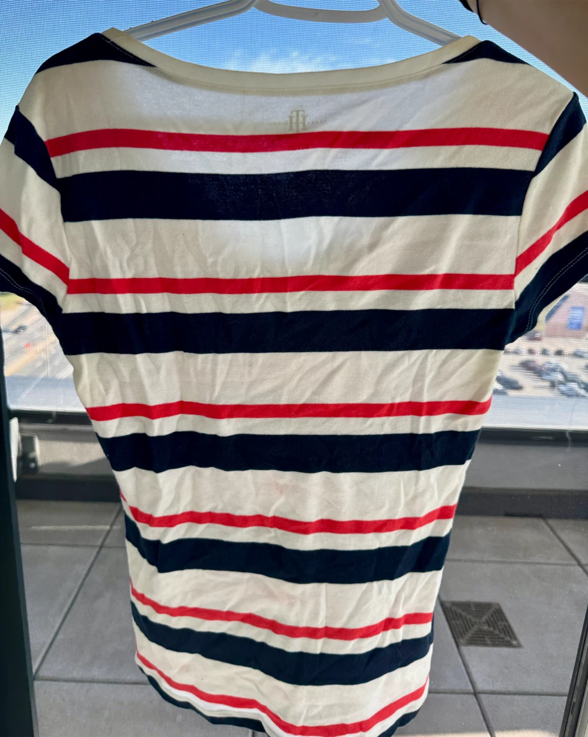 Tommy Hilfiger Striped V-Neck T-Shirt - photo 2