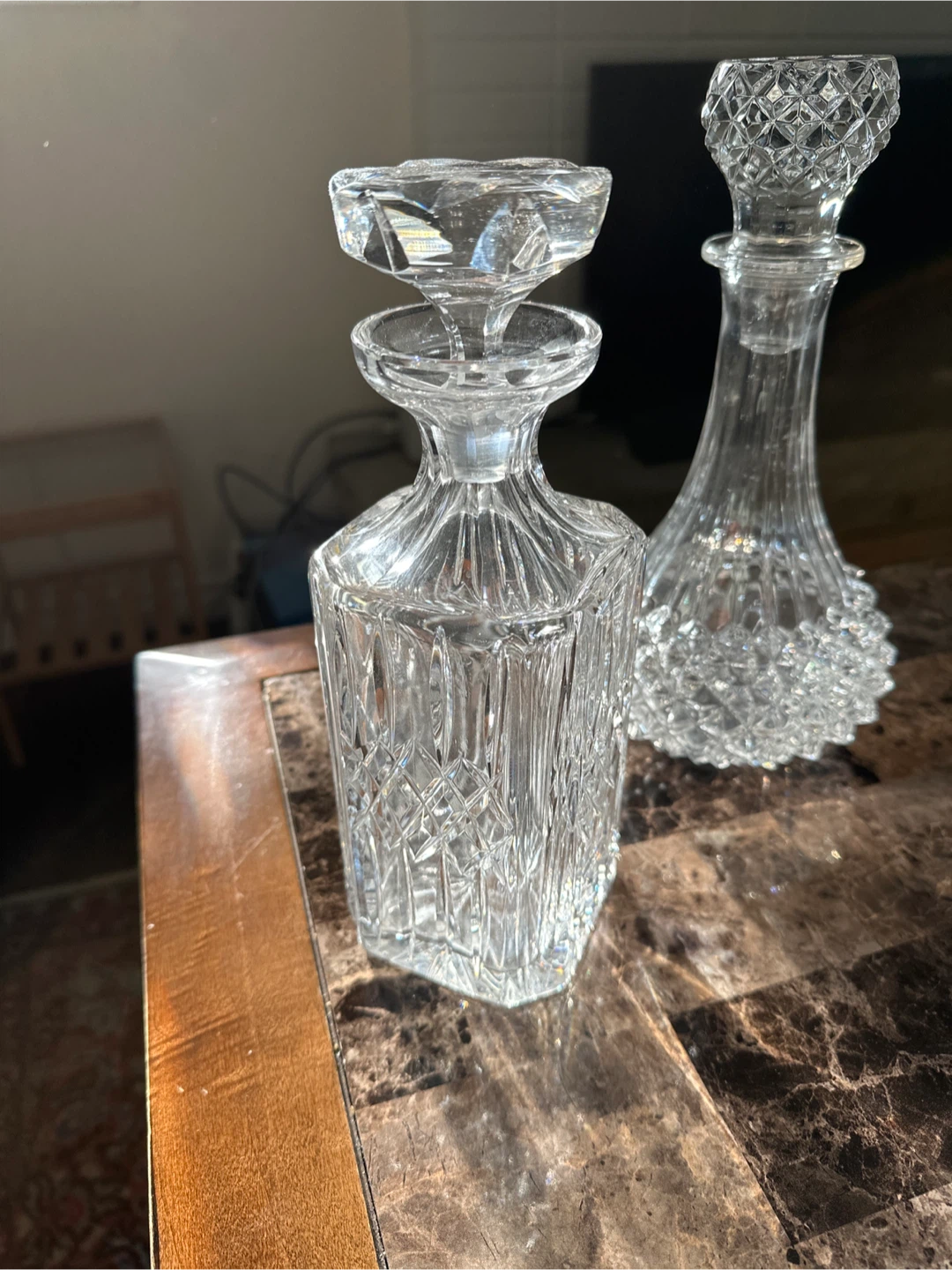 Crystal decanters