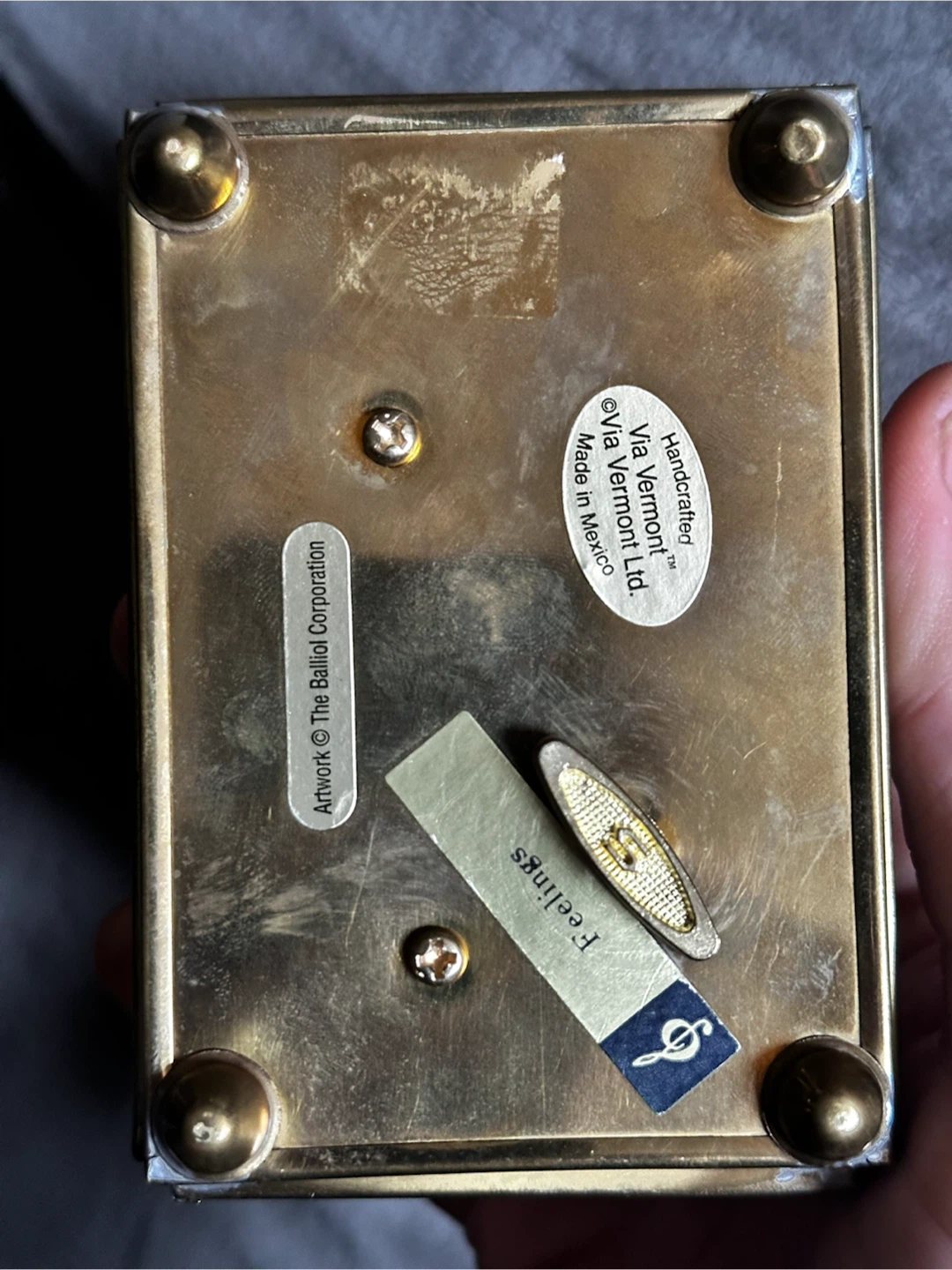 Via Vermont Victorian Brass Music Box Works - photo 3