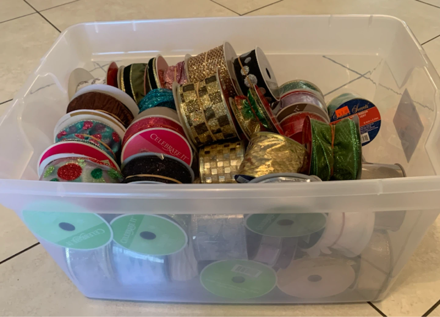 48 Large Collection of Assorted Craft Ribbons - photo 2