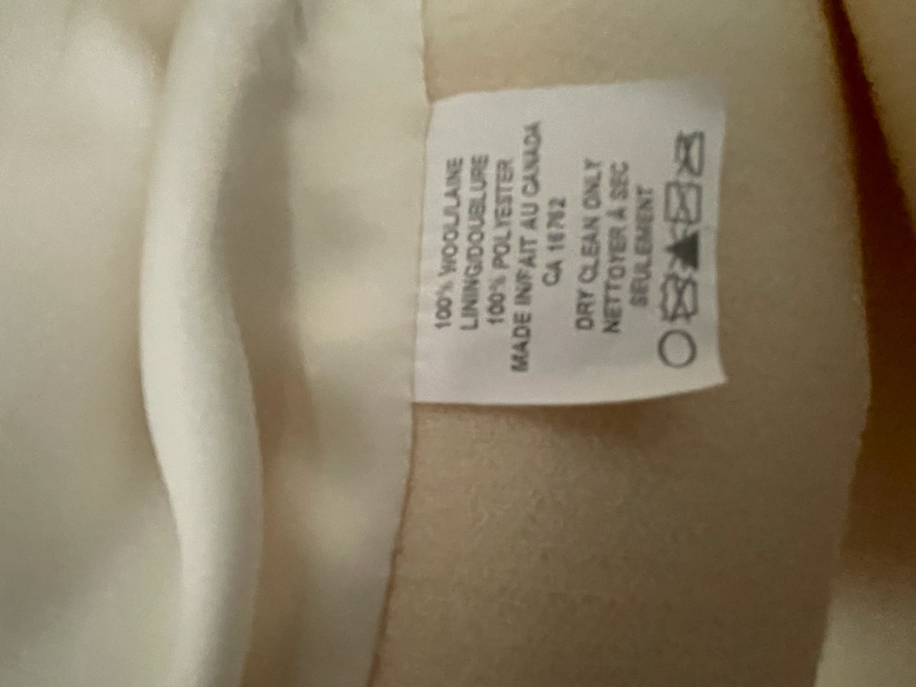 Lida Baday Wool Jacket Cream Size 10 - photo 3