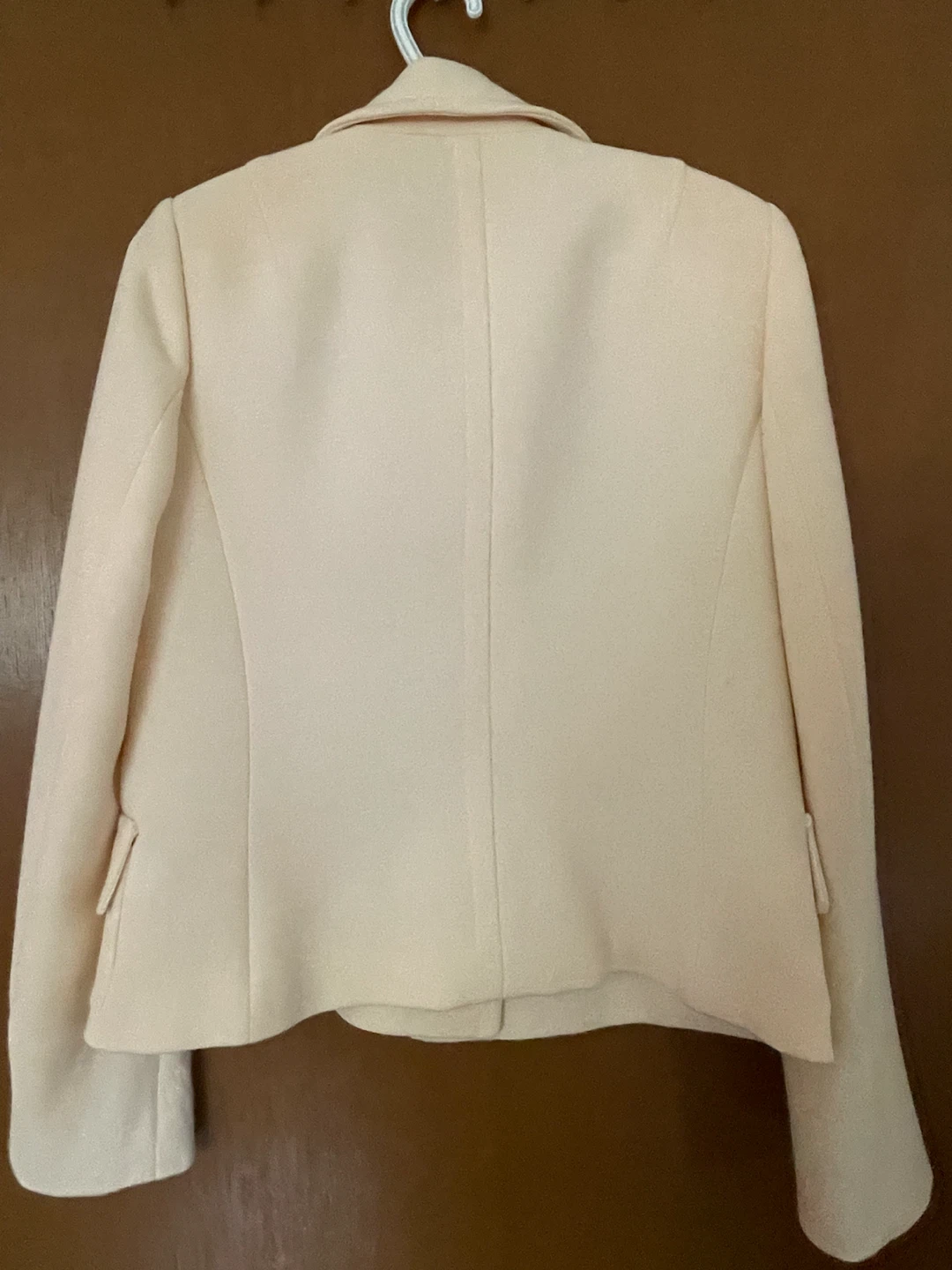 Lida Baday Wool Jacket Cream Size 10 - photo 4