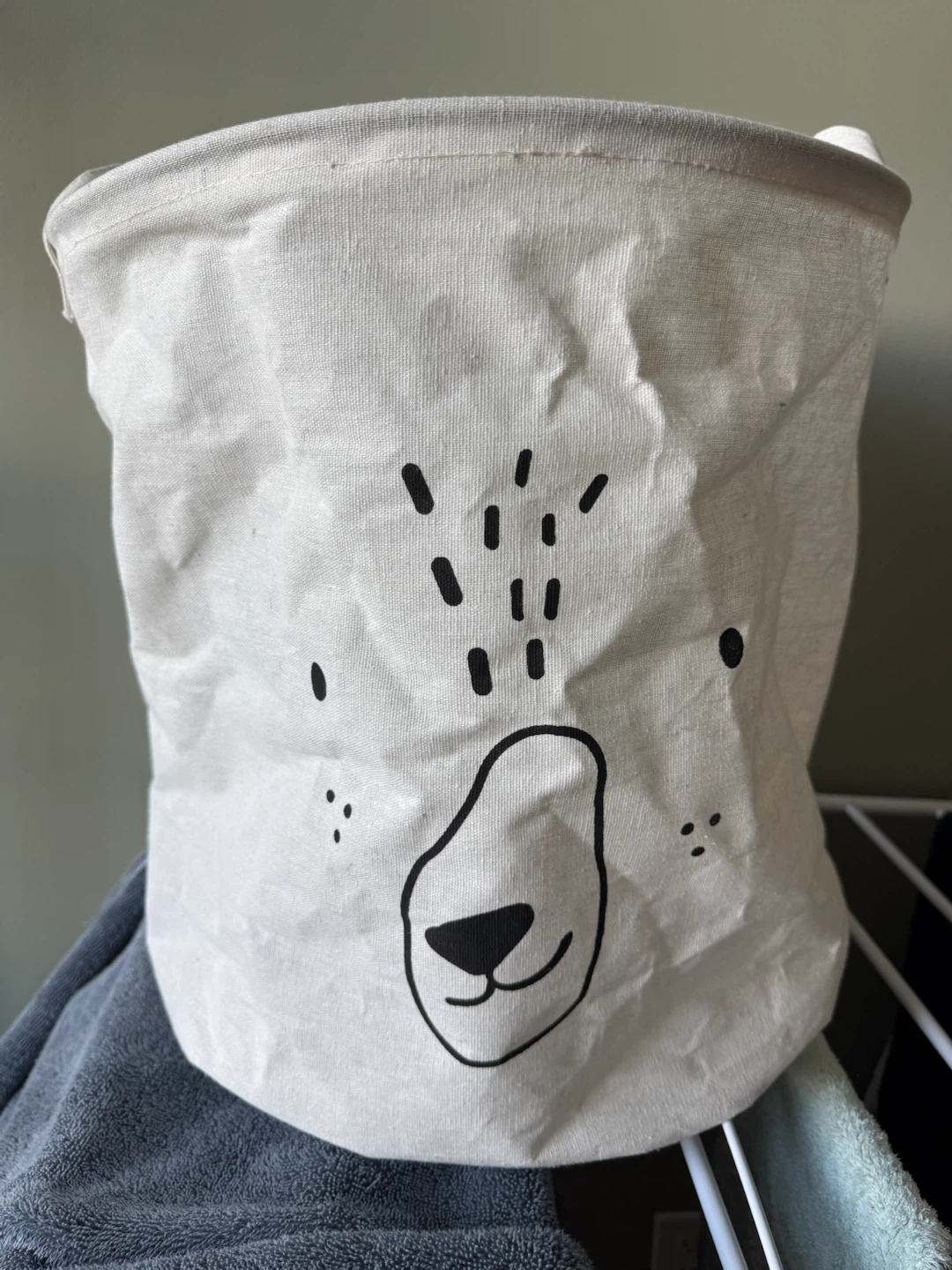 Cute Baby Laundry Hamper / Storage Basket