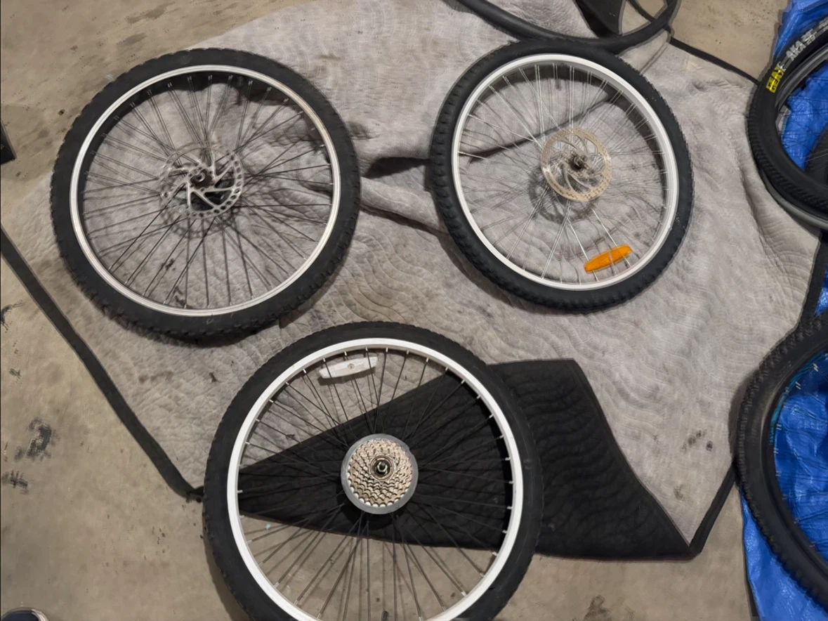 Mountain Bike Wheels and Tires.