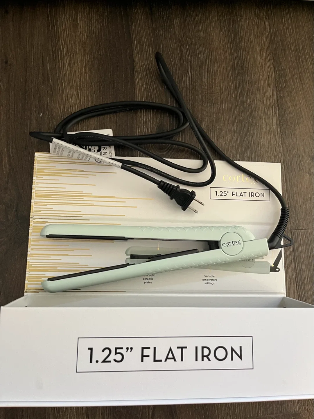 Cortex 1.25” Flat Iron | Hair Straightener