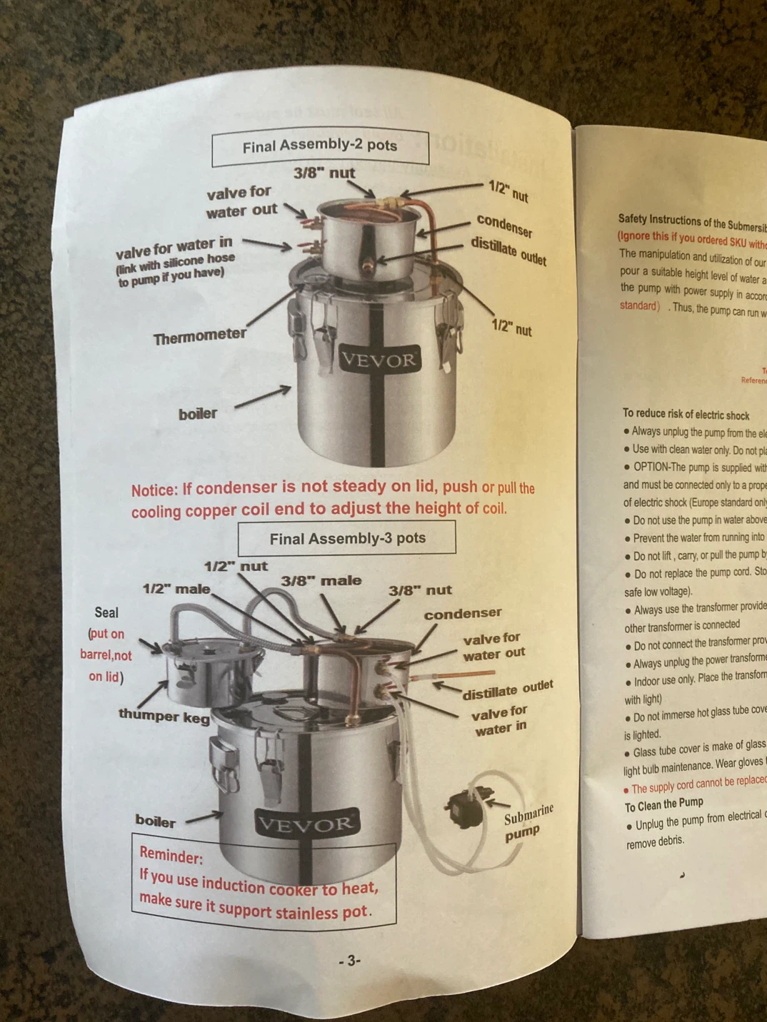VEVOR Stainless Steel Home Distiller - photo 5