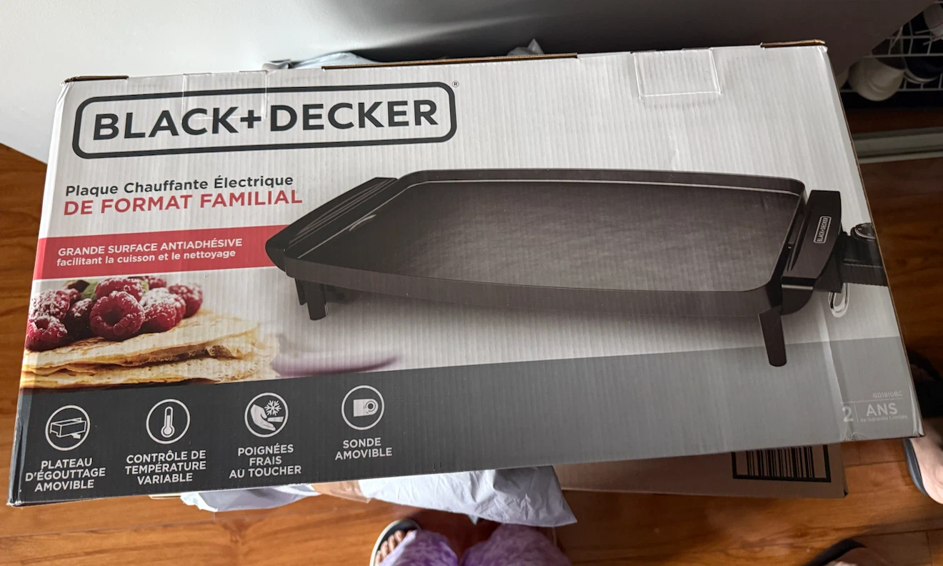 BLACK+DECKER Family-Size Electric Griddle