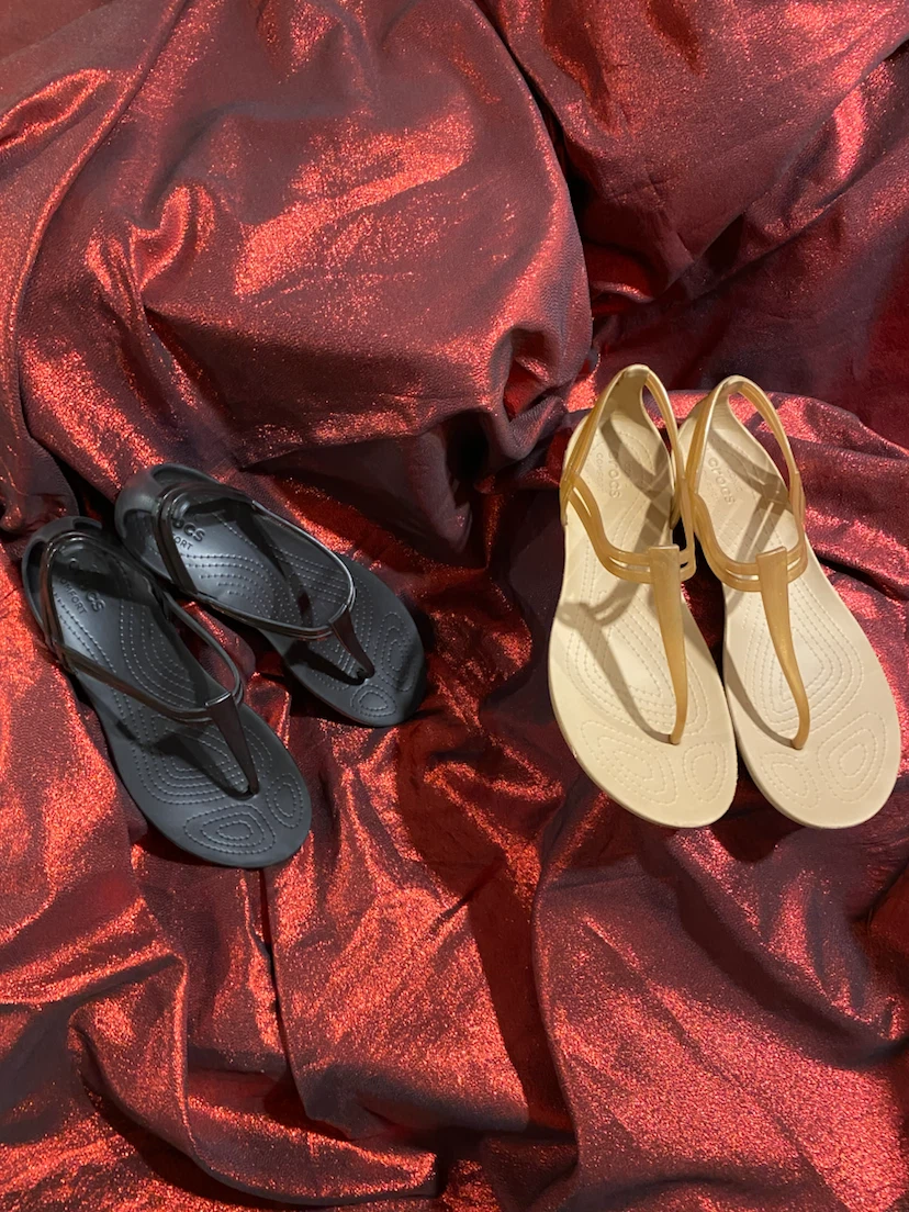 Two Pairs of Crocs Sandals