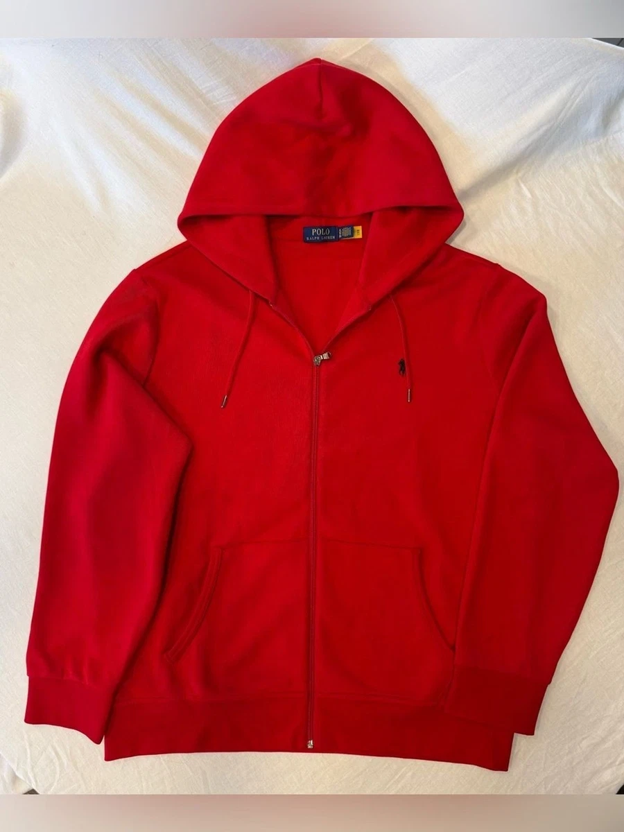 Polo Ralph Lauren Red Zip-Up Hoodie