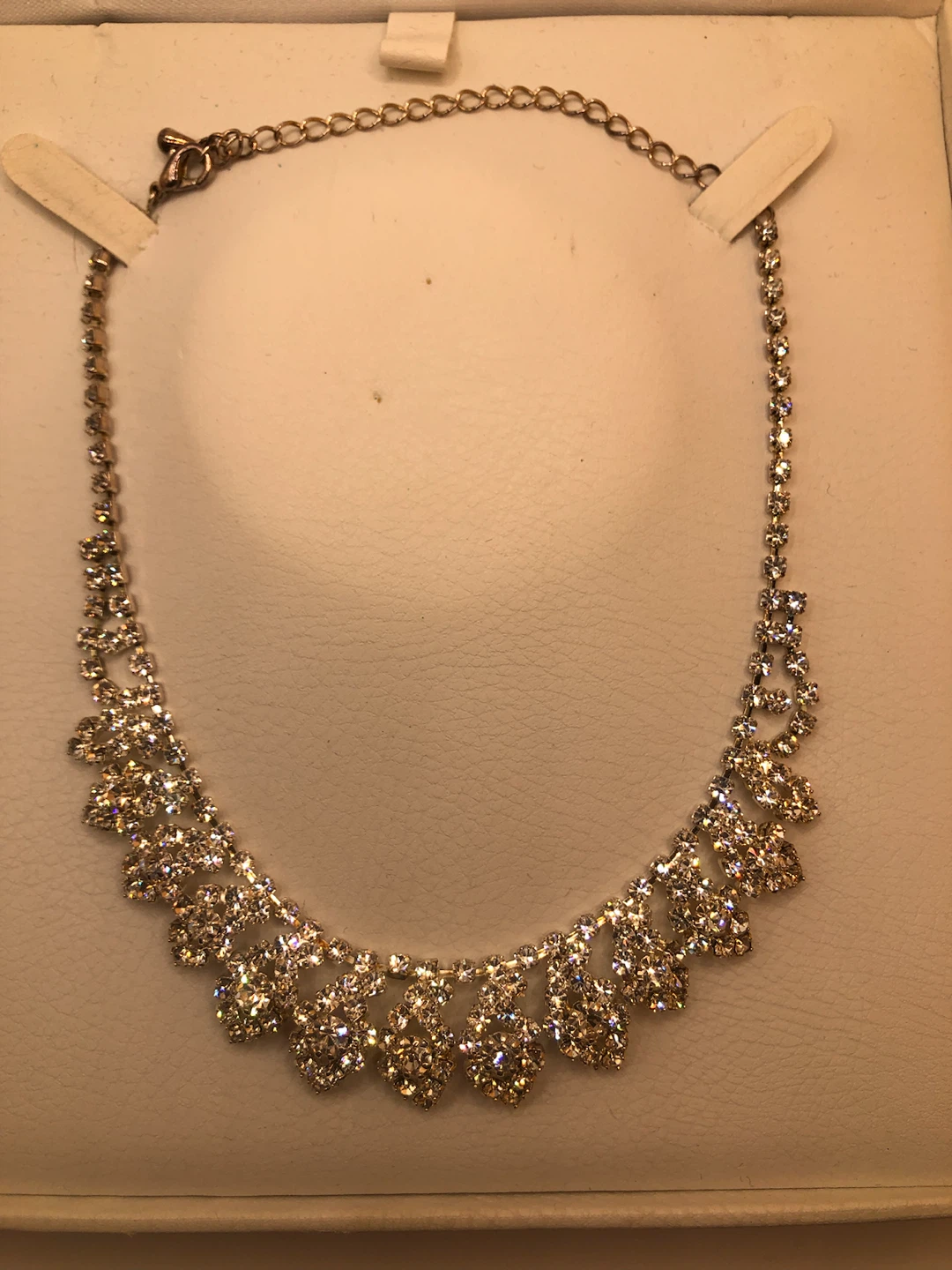 Sparkly Rhinestone Statement Necklace