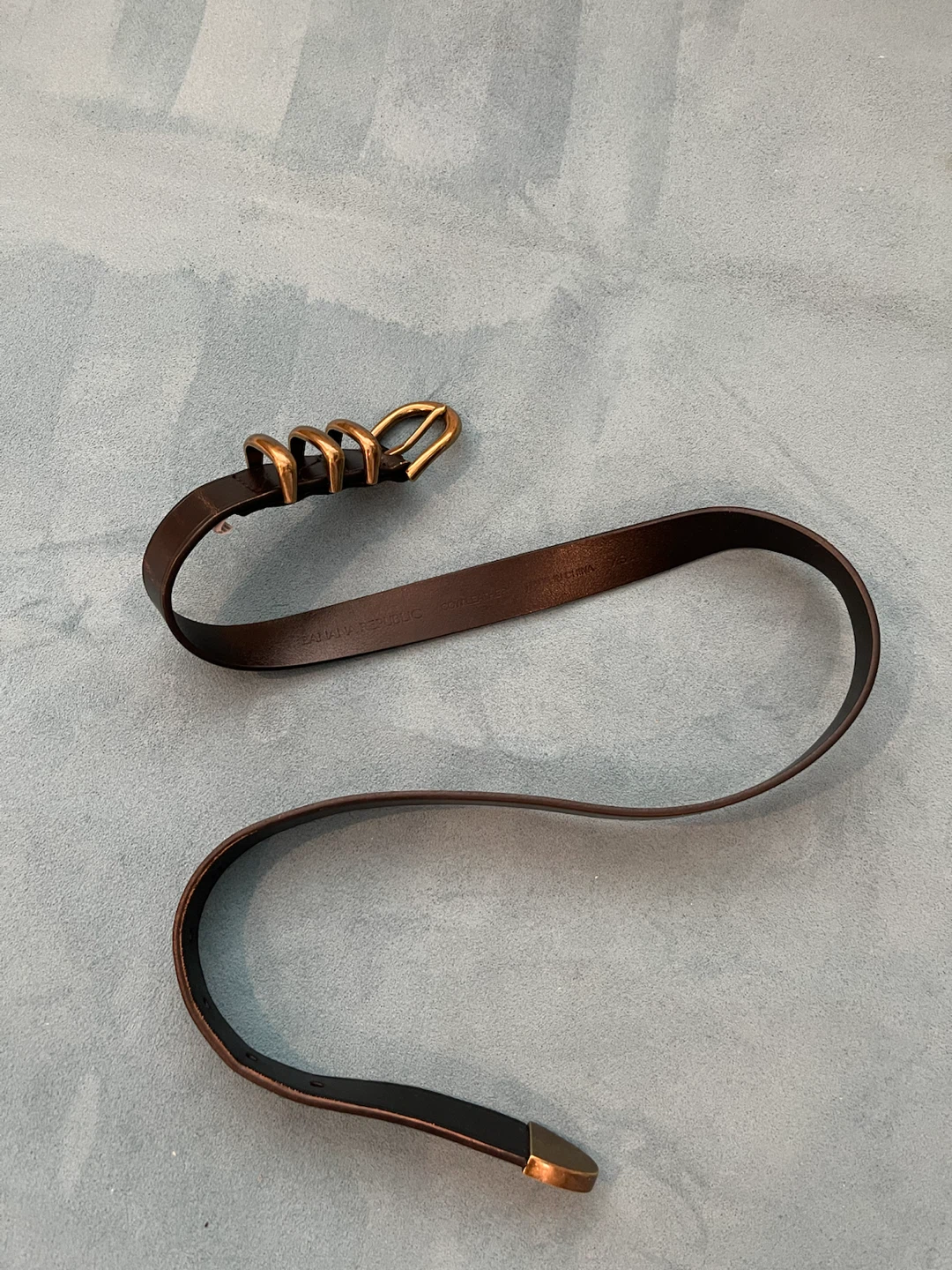 Banana Republic Black Cow Leather Belt