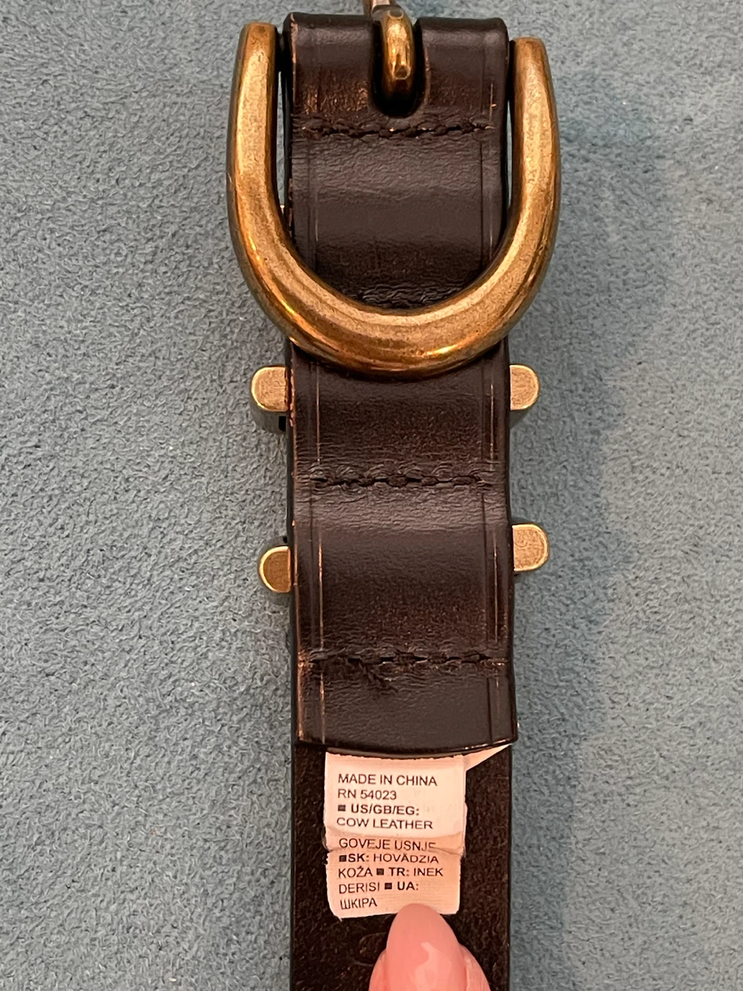 Banana Republic Black Cow Leather Belt - photo 2