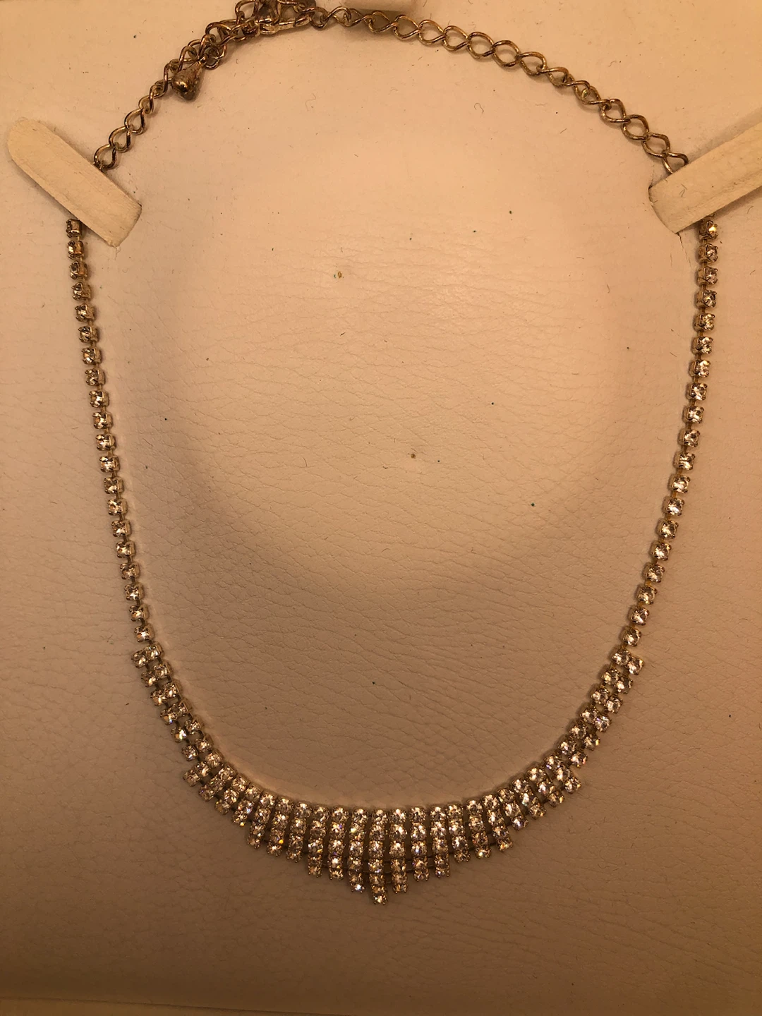 Diamond necklace costume jewellery