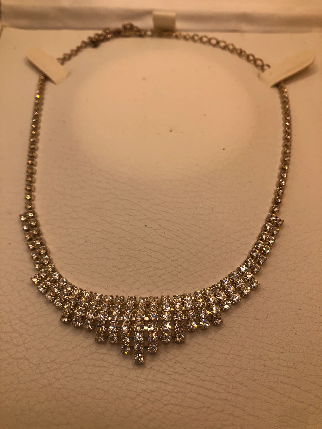 Diamond necklace costume jewellery - photo 2
