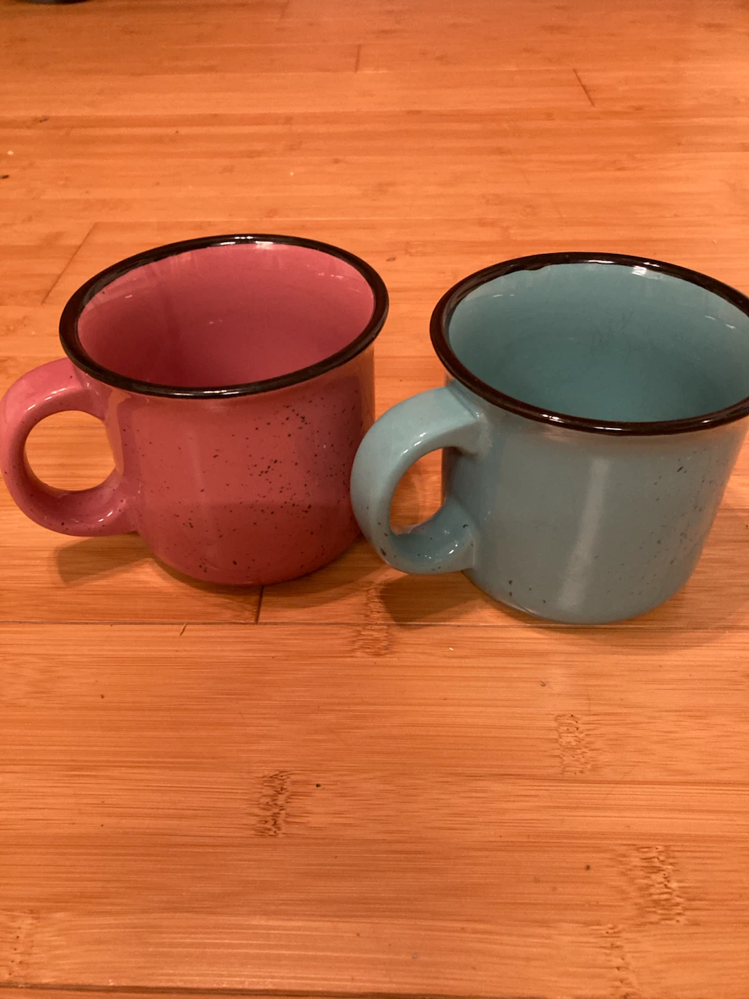 Set of Two Speckled Mugs