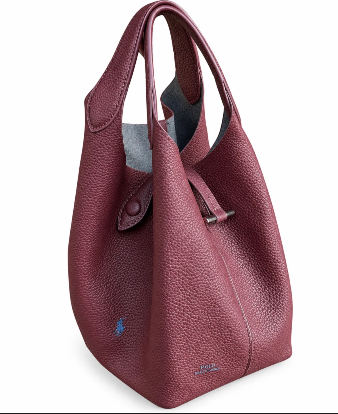 Polo Ralph Lauren Leather Bucket Bag - photo 2