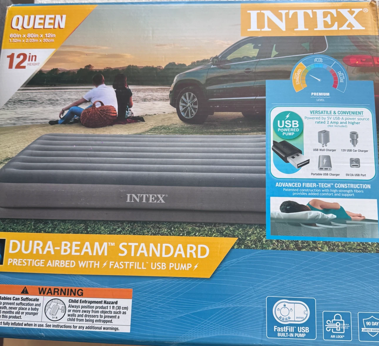 Intex Dura-Beam Standard Queen Airbed