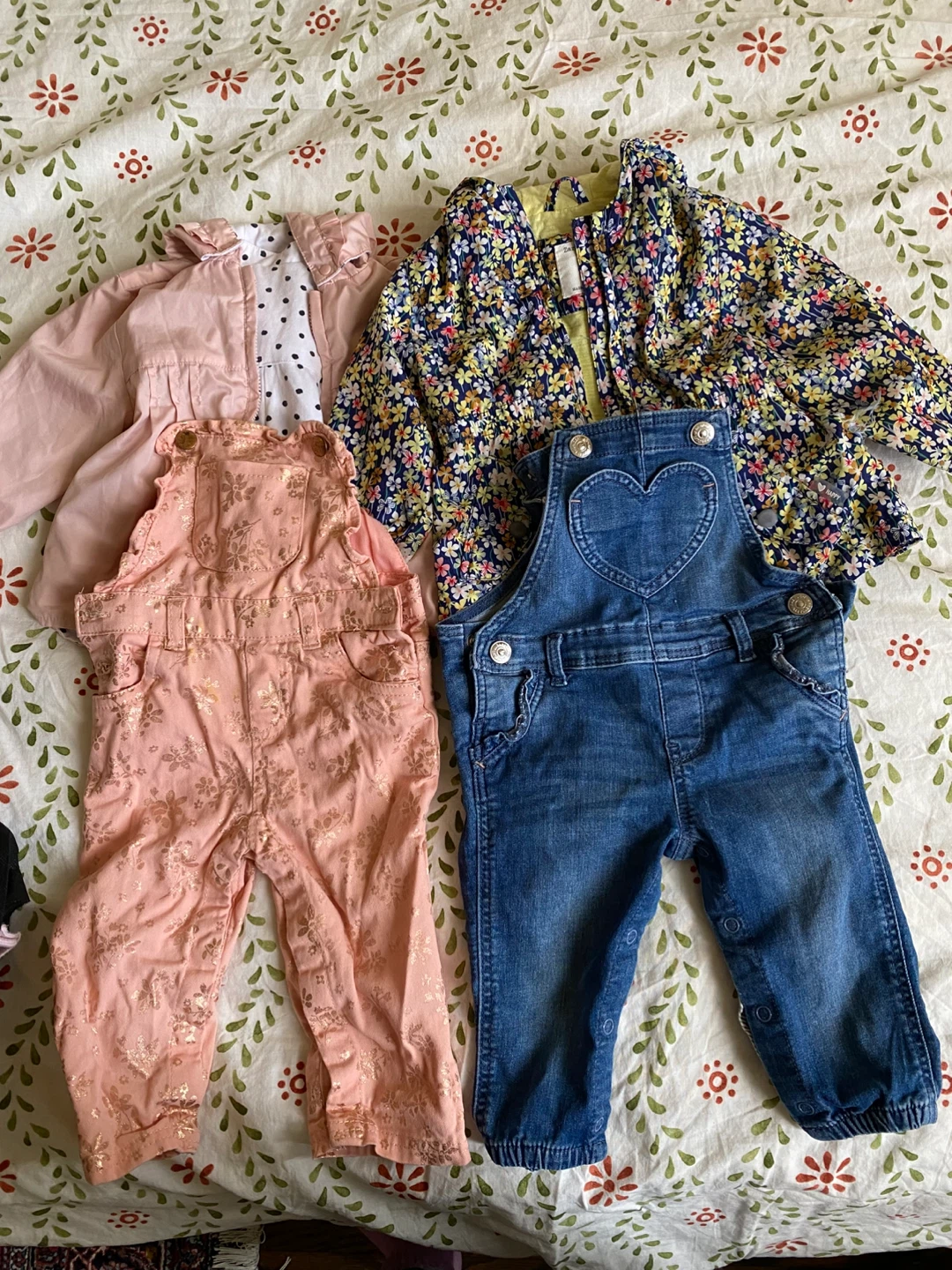 Toddler Girl Clothing Bundle - Jackets and Overalls - photo 2