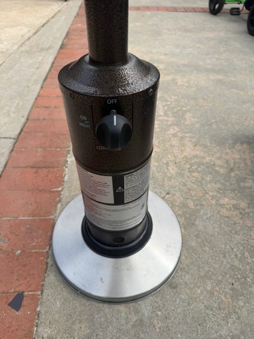 Tabletop Propane Patio Heaters set